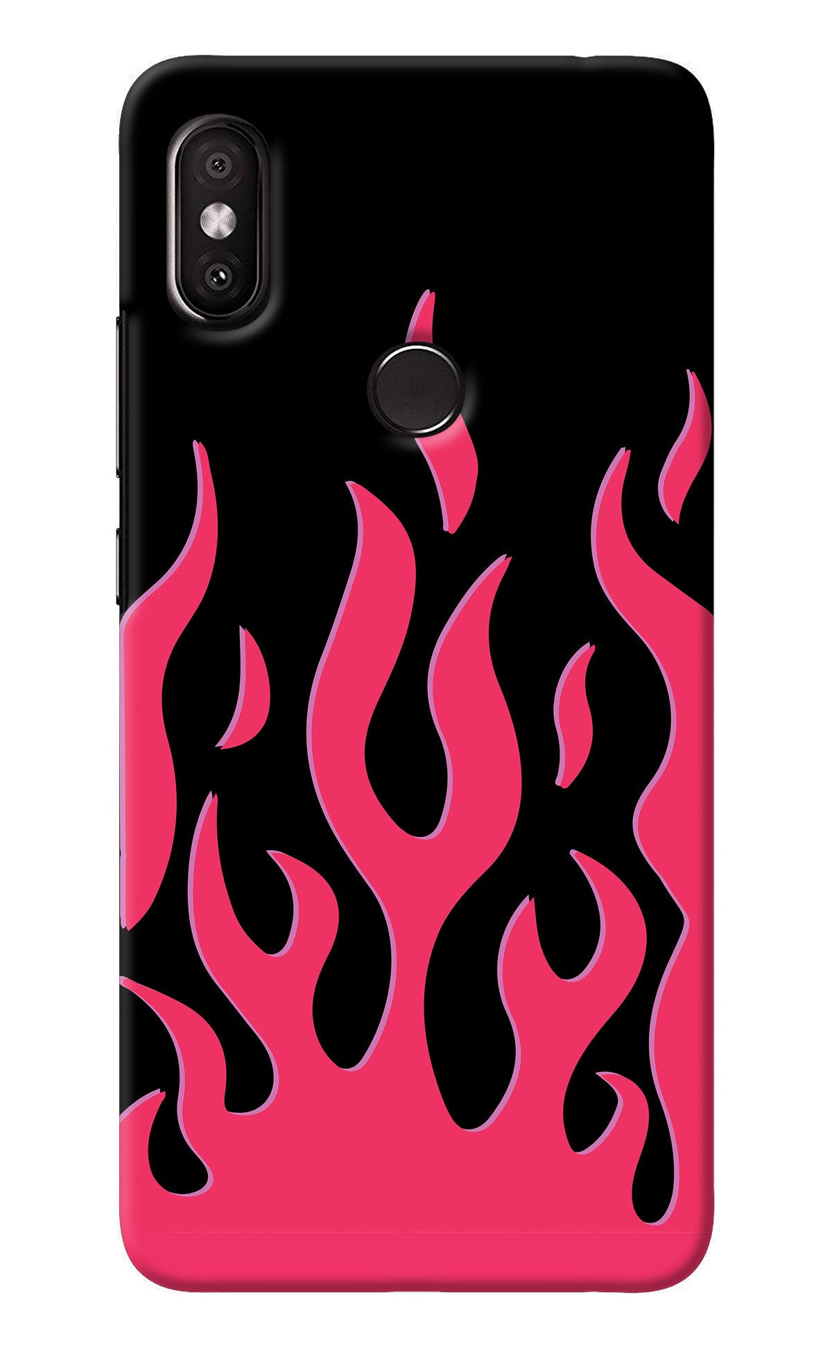 Fire Flames Redmi Y2 Back Cover