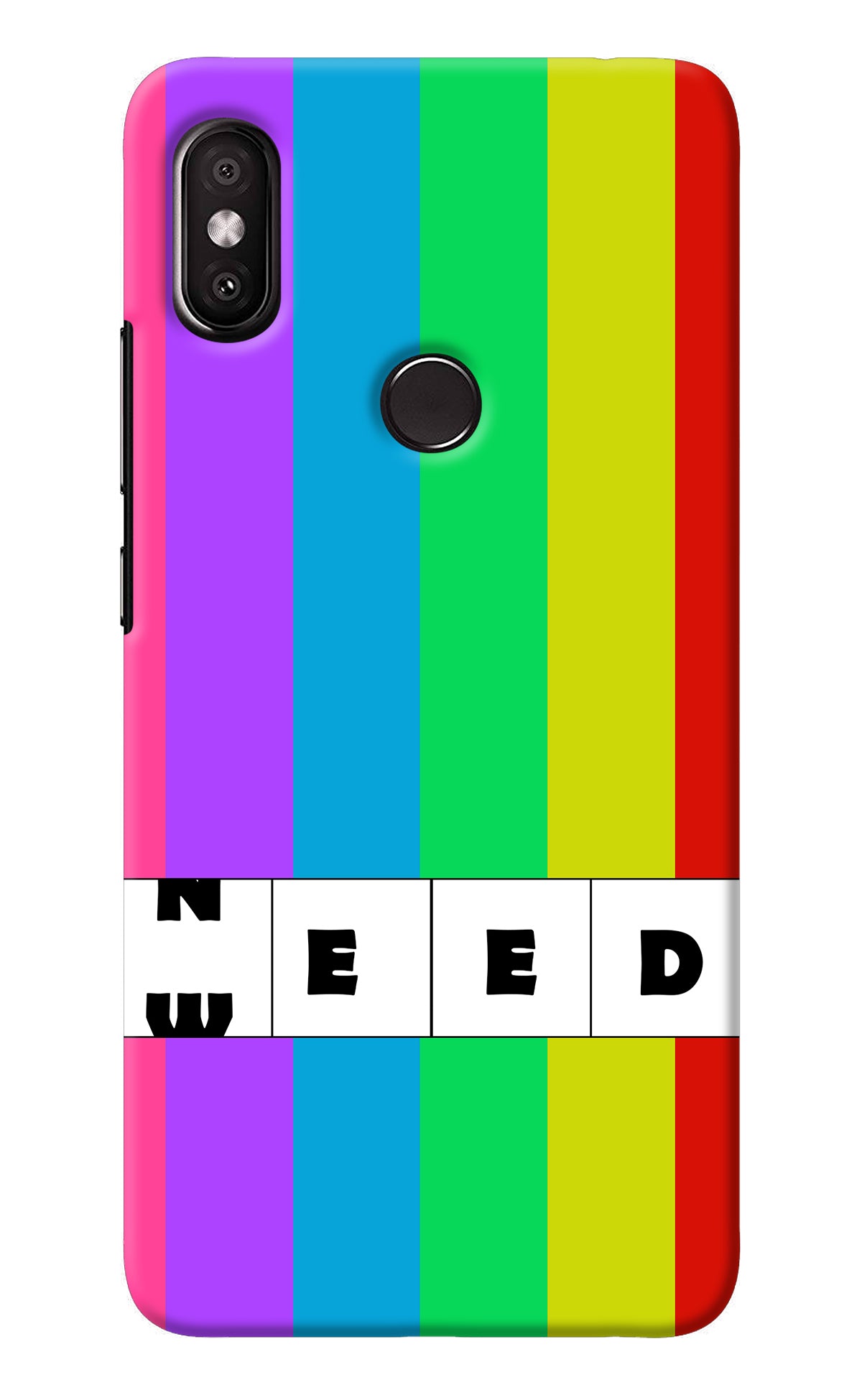 Need Weed Redmi Y2 Back Cover