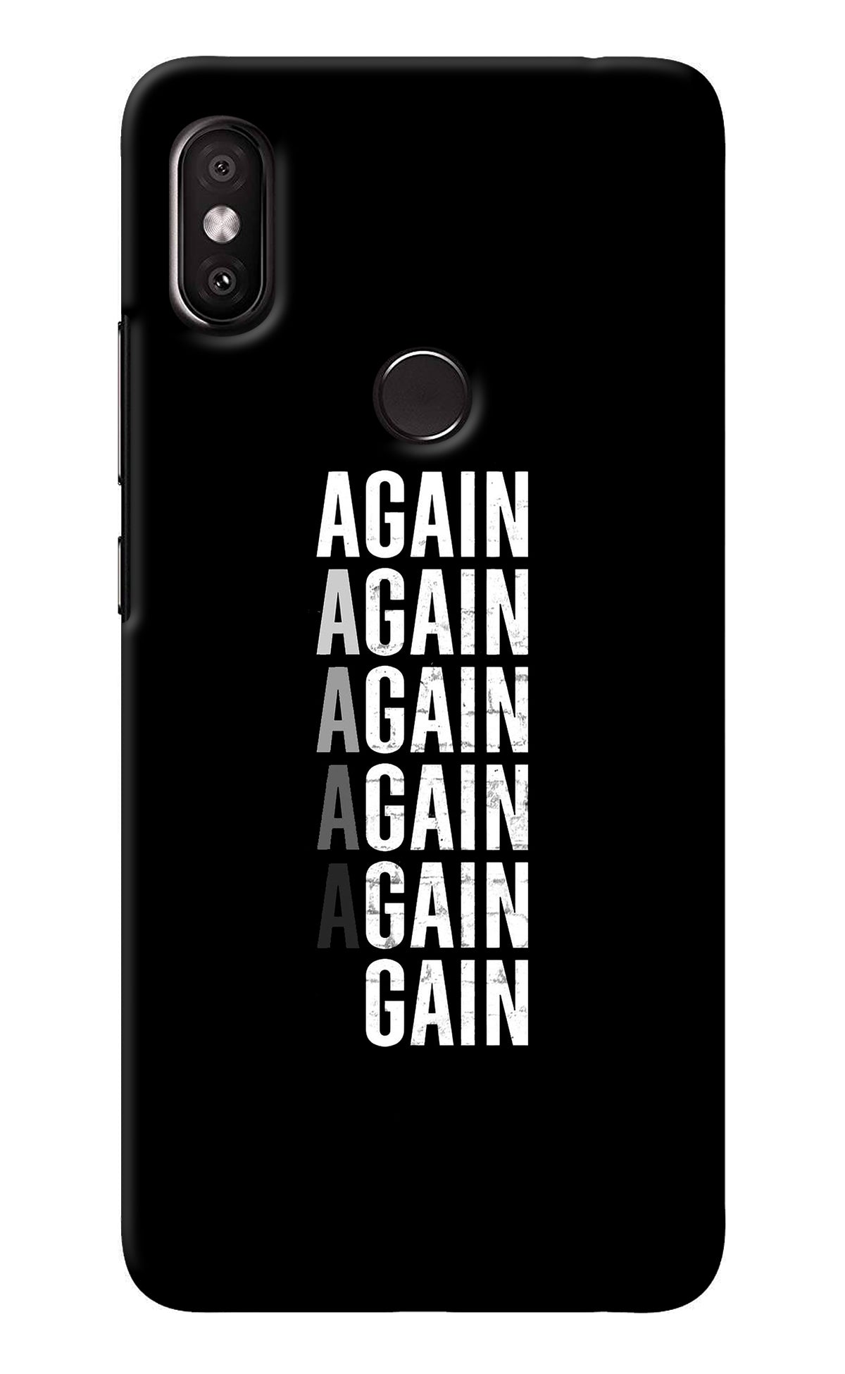 Again Again Gain Redmi Y2 Back Cover