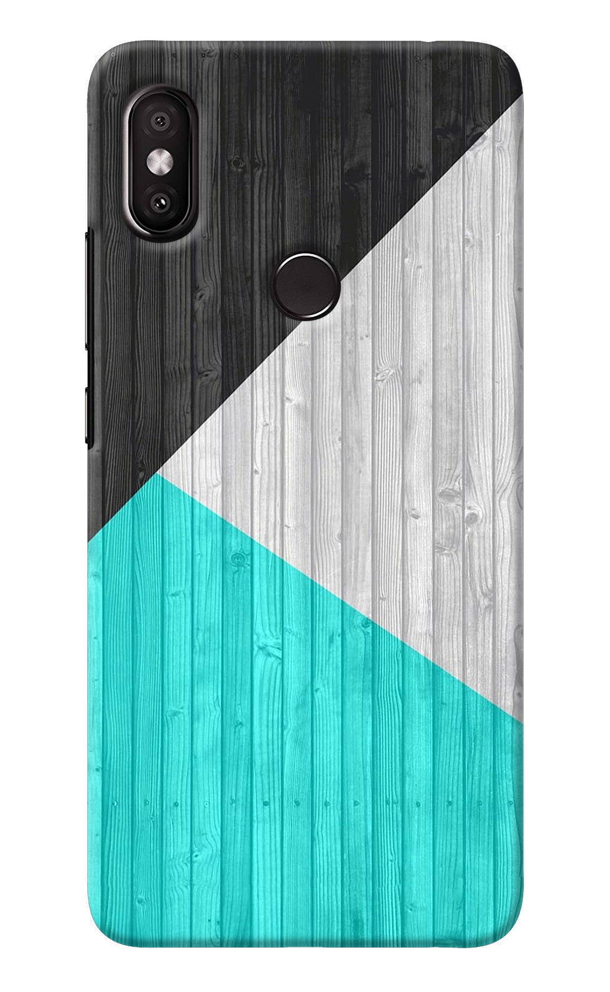 Wooden Abstract Redmi Y2 Back Cover