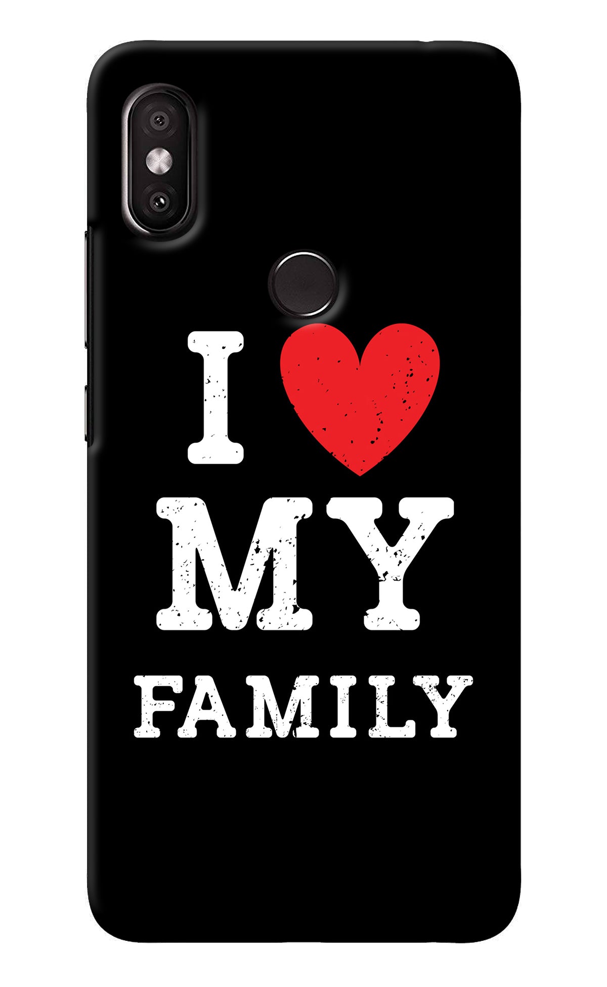 I Love My Family Redmi Y2 Back Cover