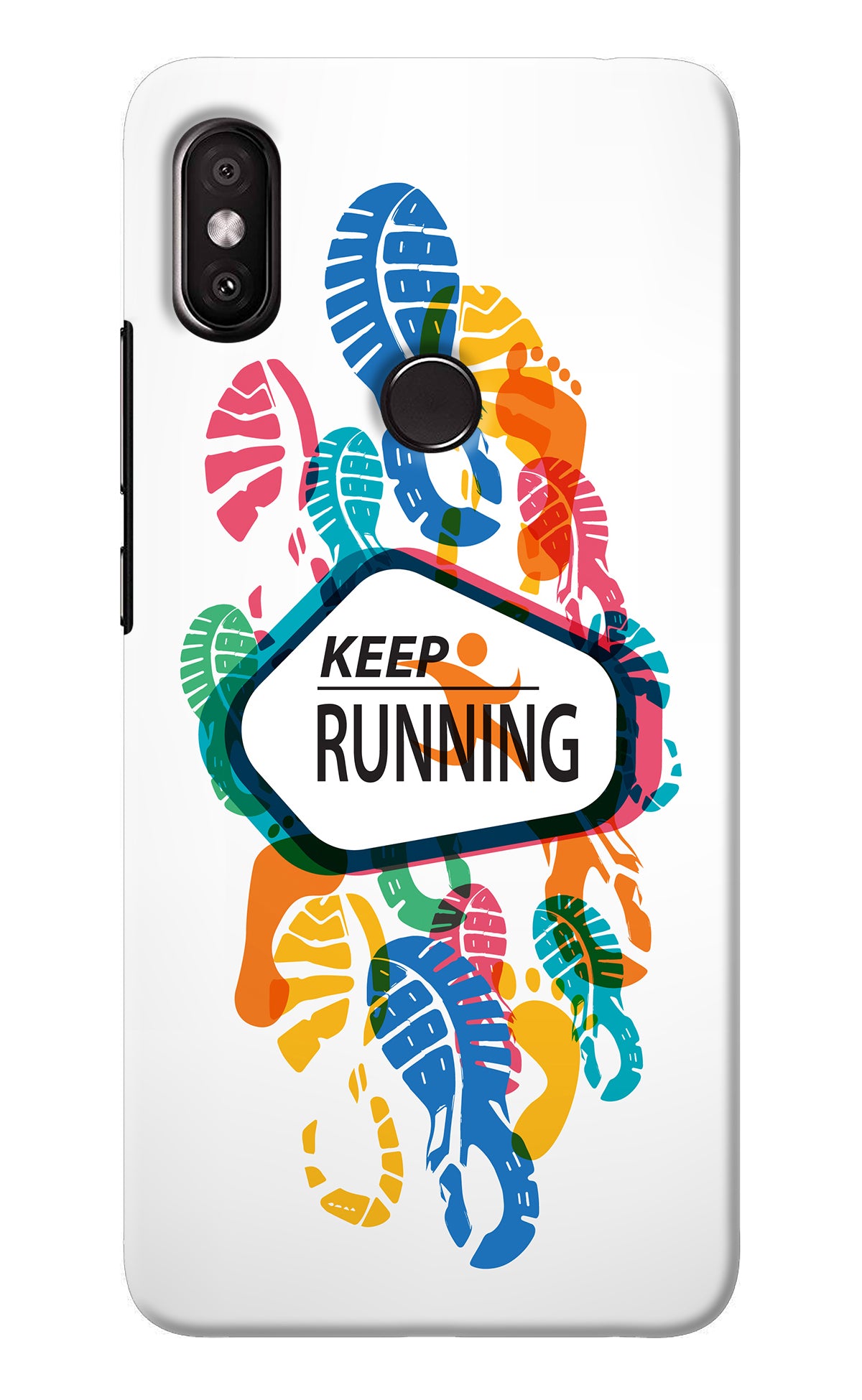 Keep Running Redmi Y2 Back Cover