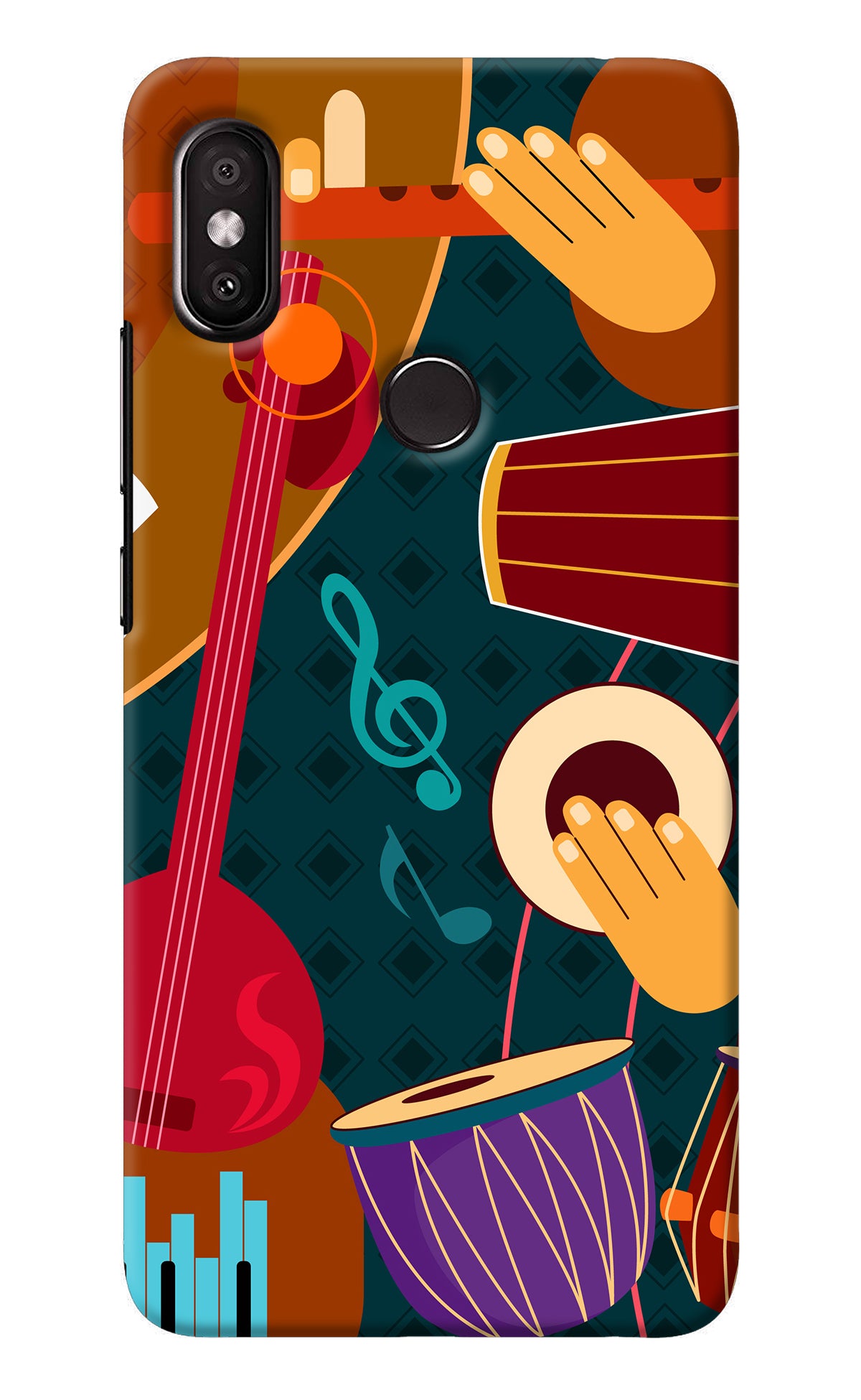 Music Instrument Redmi Y2 Back Cover