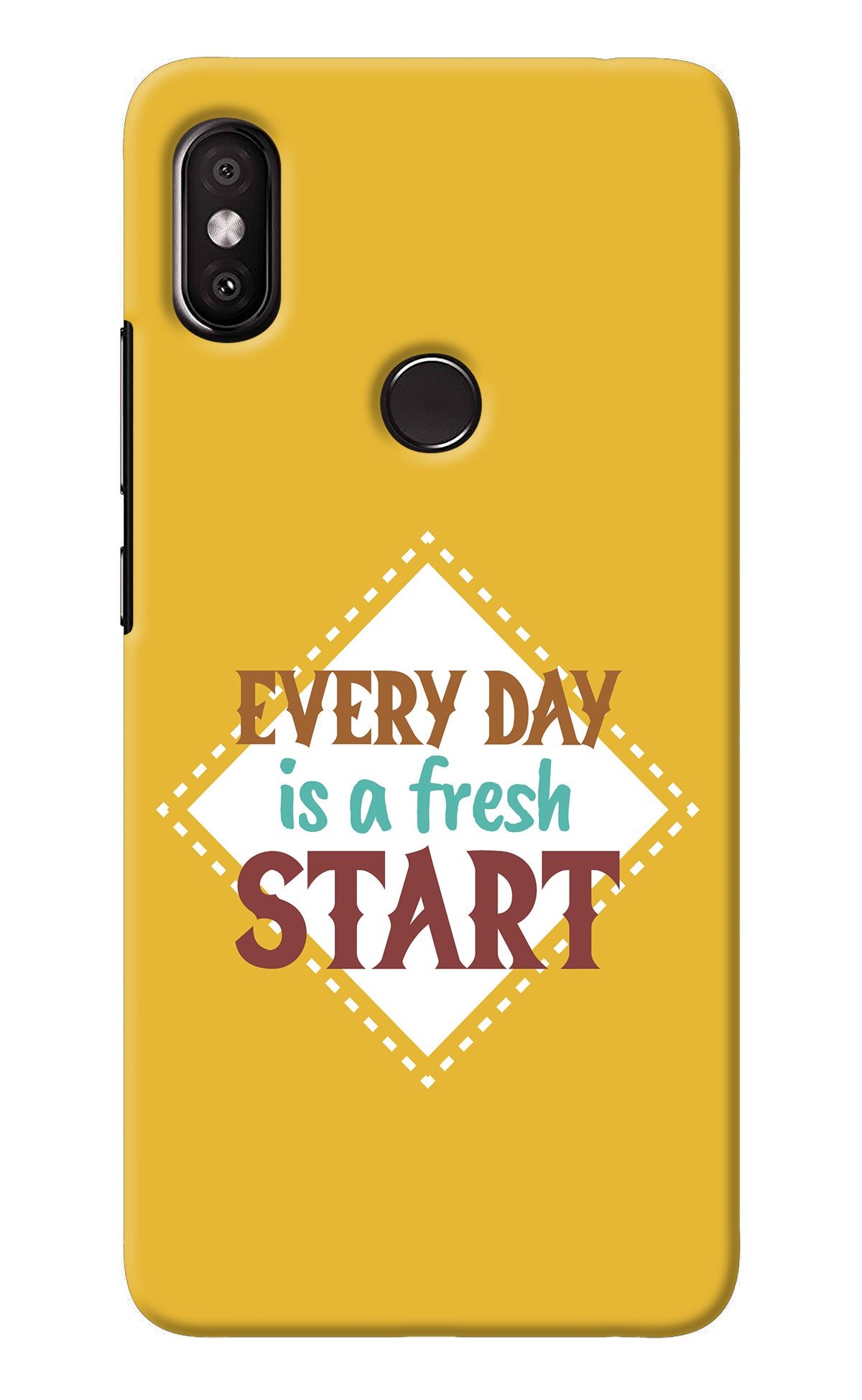 Every day is a Fresh Start Redmi Y2 Back Cover