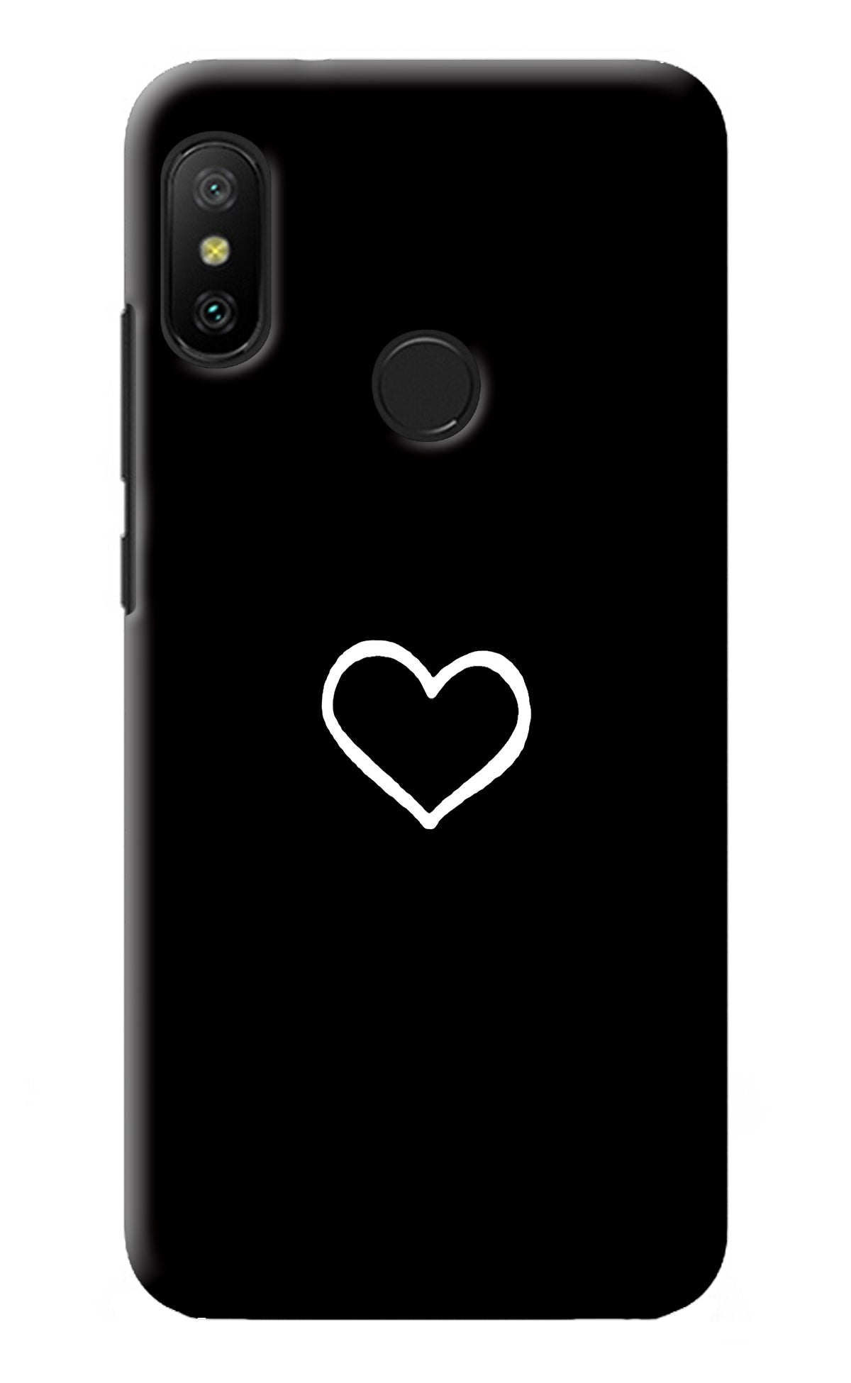 Heart Redmi 6 Pro Back Cover