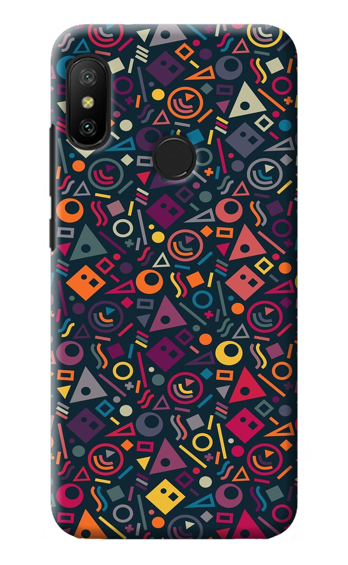 Geometric Abstract Redmi 6 Pro Back Cover