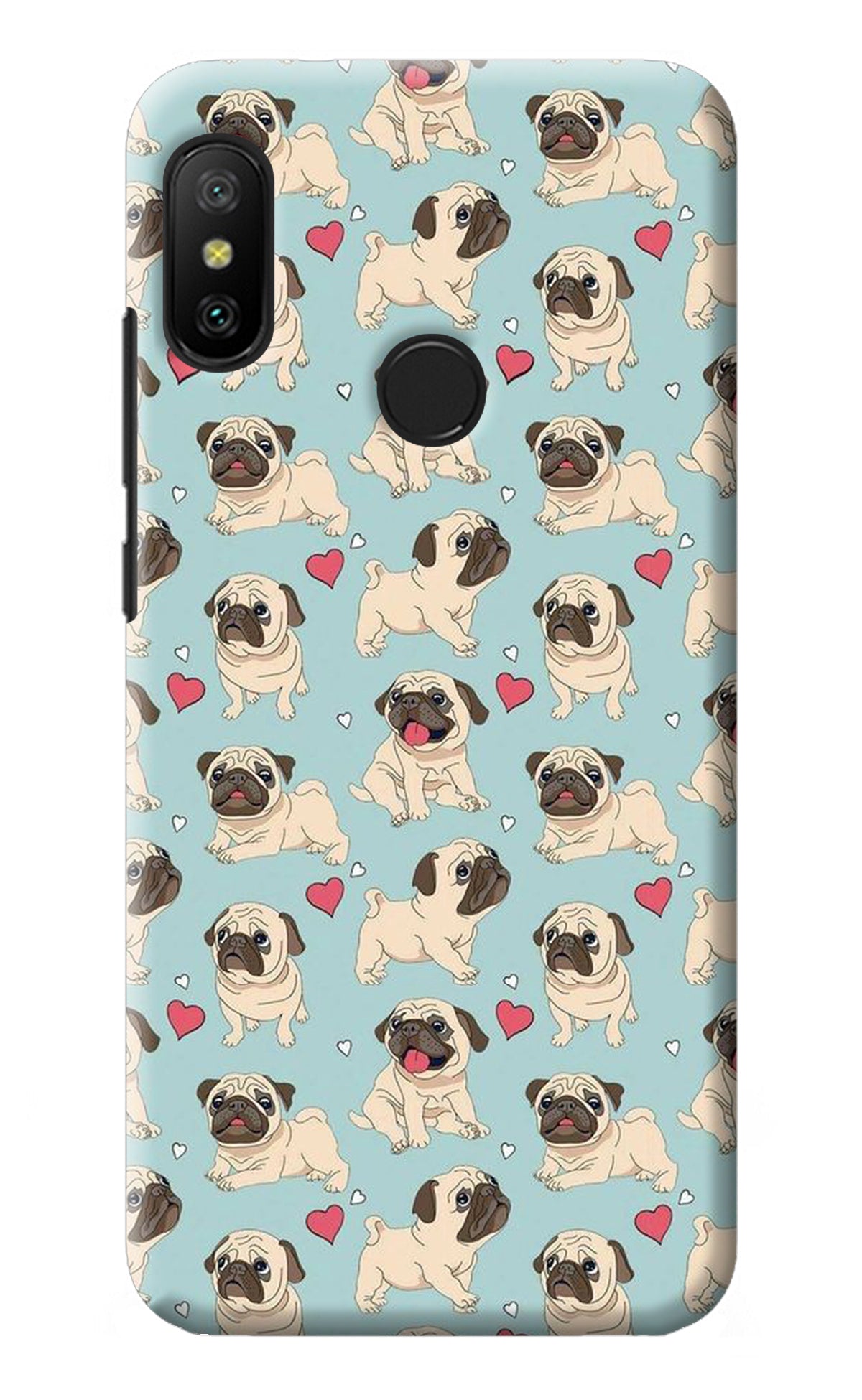 Pug Dog Redmi 6 Pro Back Cover