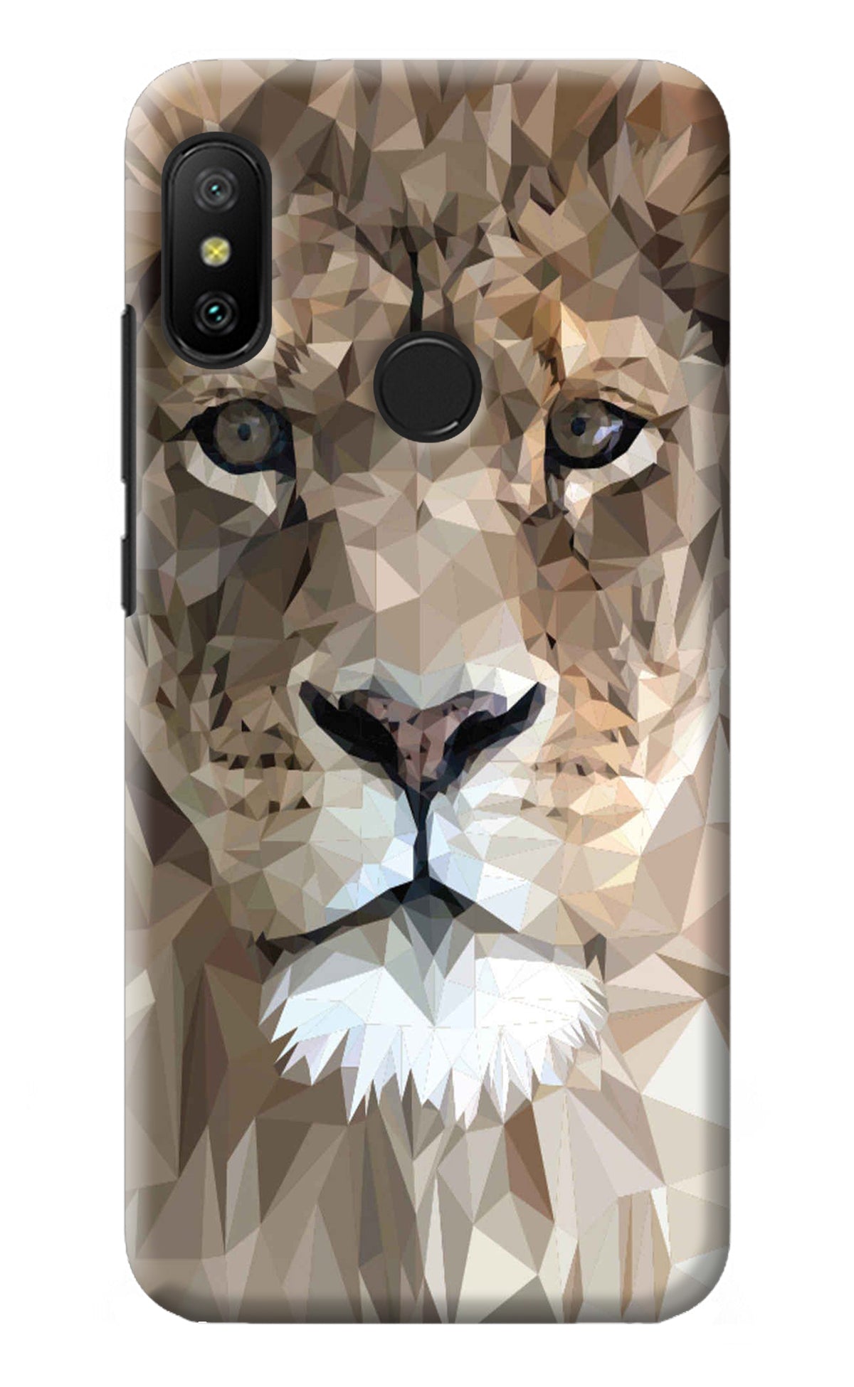 Lion Art Redmi 6 Pro Back Cover