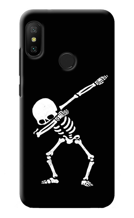 Dabbing Skeleton Art Redmi 6 Pro Back Cover