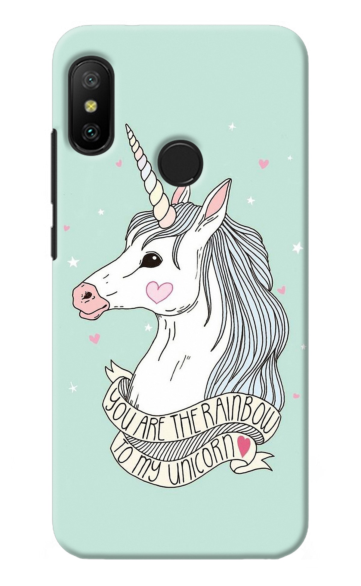 Unicorn Wallpaper Redmi 6 Pro Back Cover