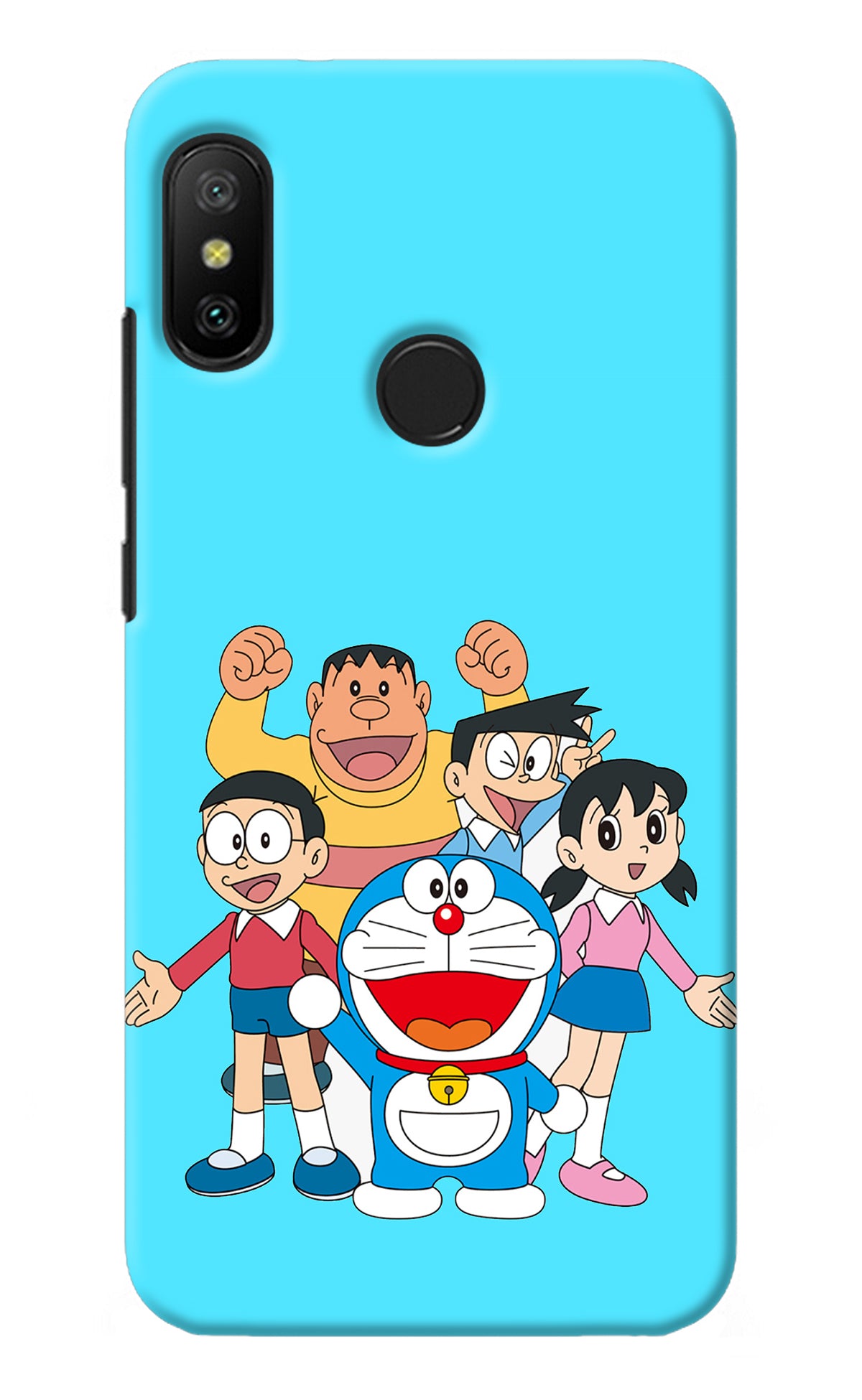 Doraemon Gang Redmi 6 Pro Back Cover