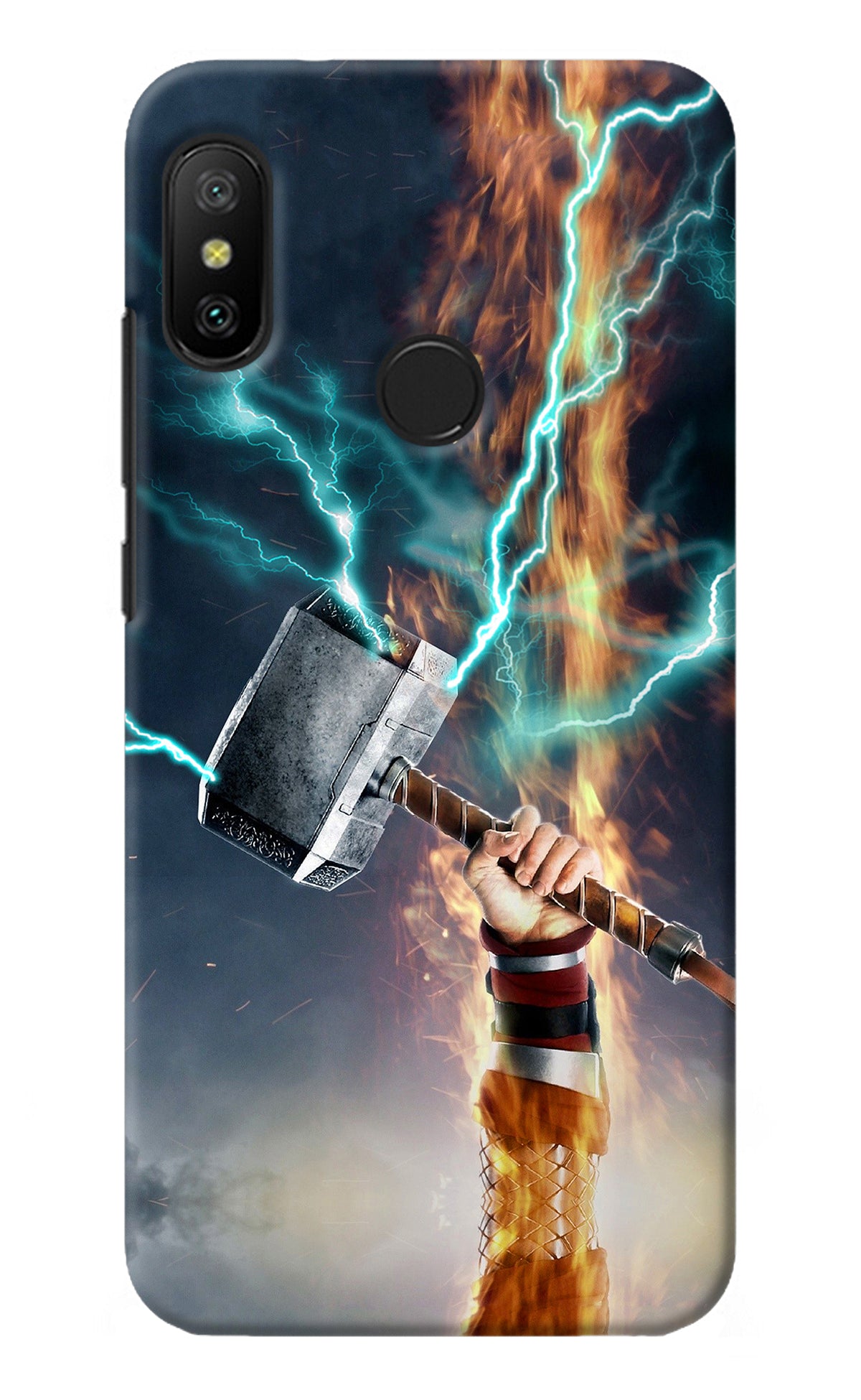 Thor Hammer Mjolnir Redmi 6 Pro Back Cover