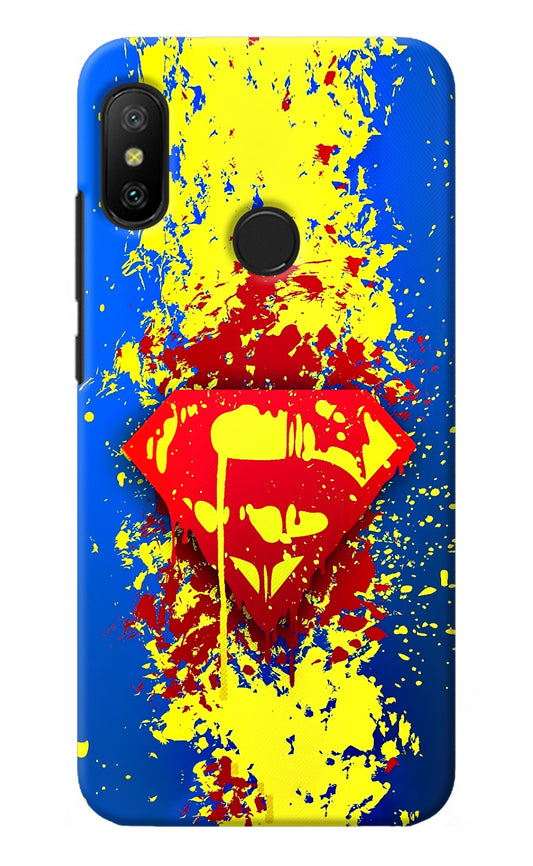 Superman logo Redmi 6 Pro Back Cover