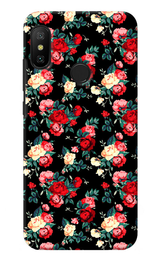 Rose Pattern Redmi 6 Pro Back Cover