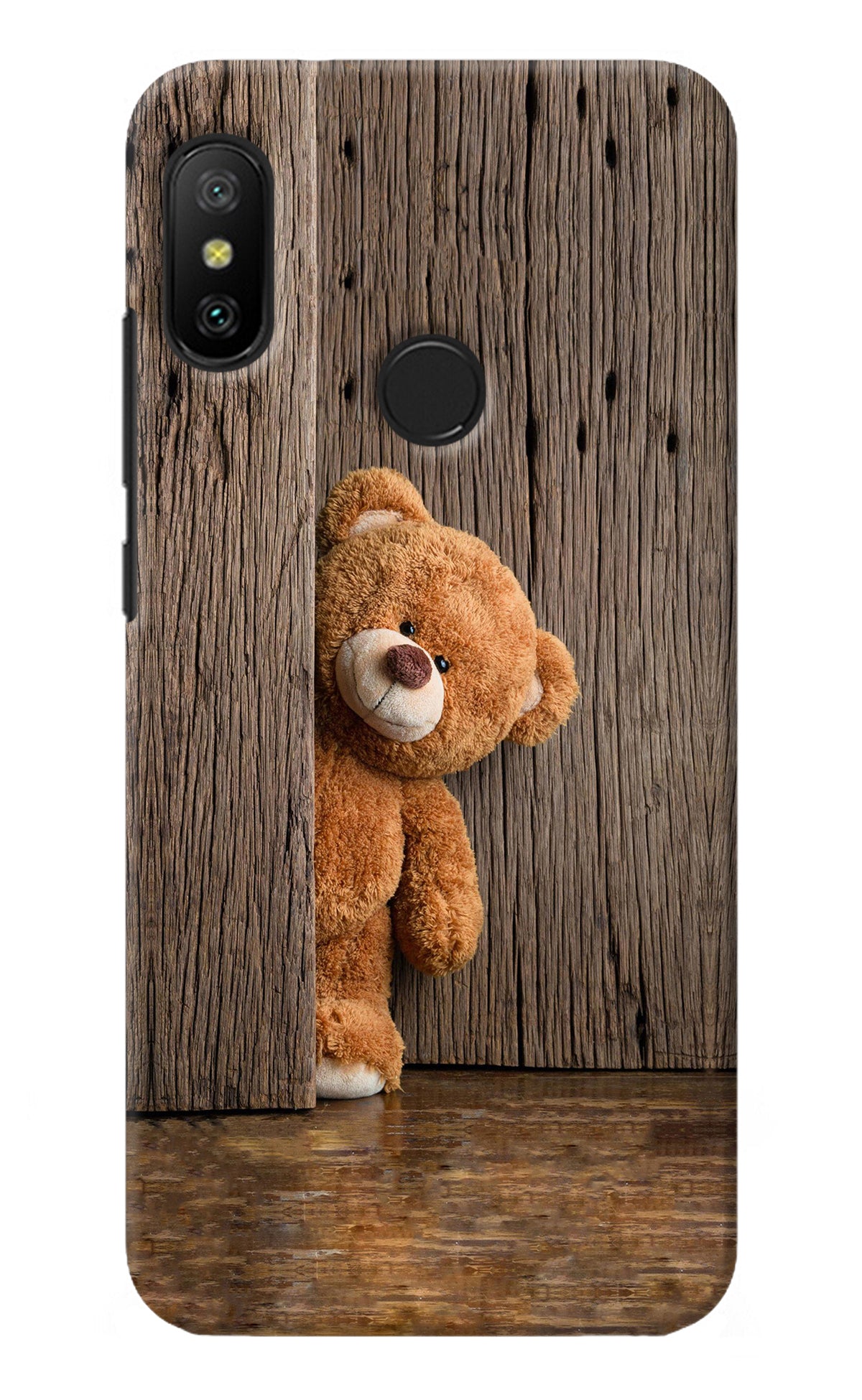 Teddy Wooden Redmi 6 Pro Back Cover