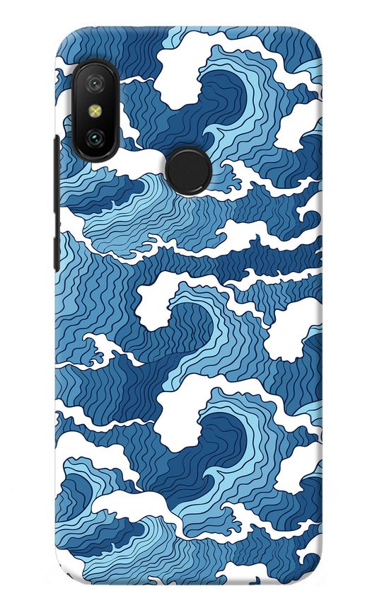 Blue Waves Redmi 6 Pro Back Cover