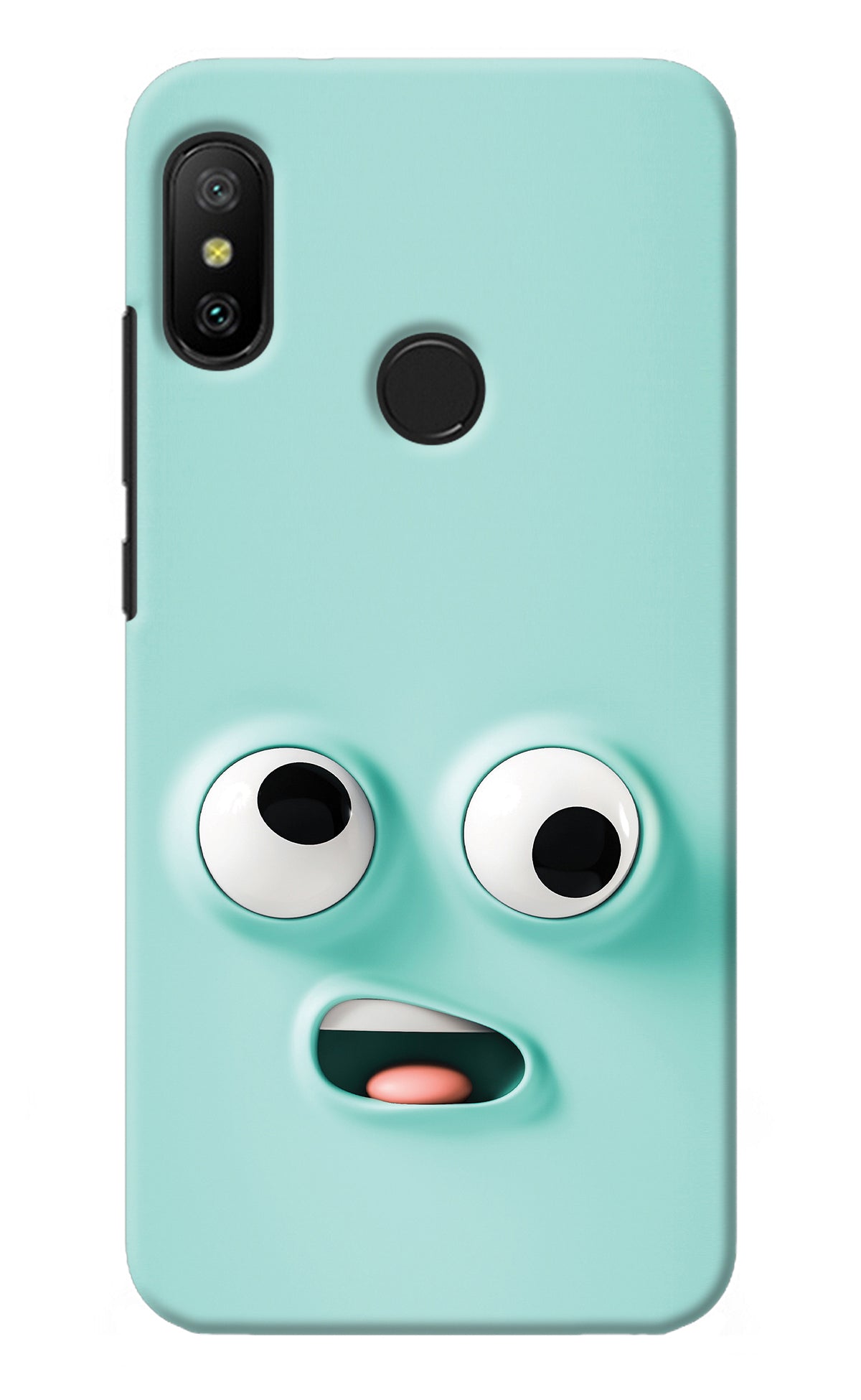 Funny Cartoon Redmi 6 Pro Back Cover