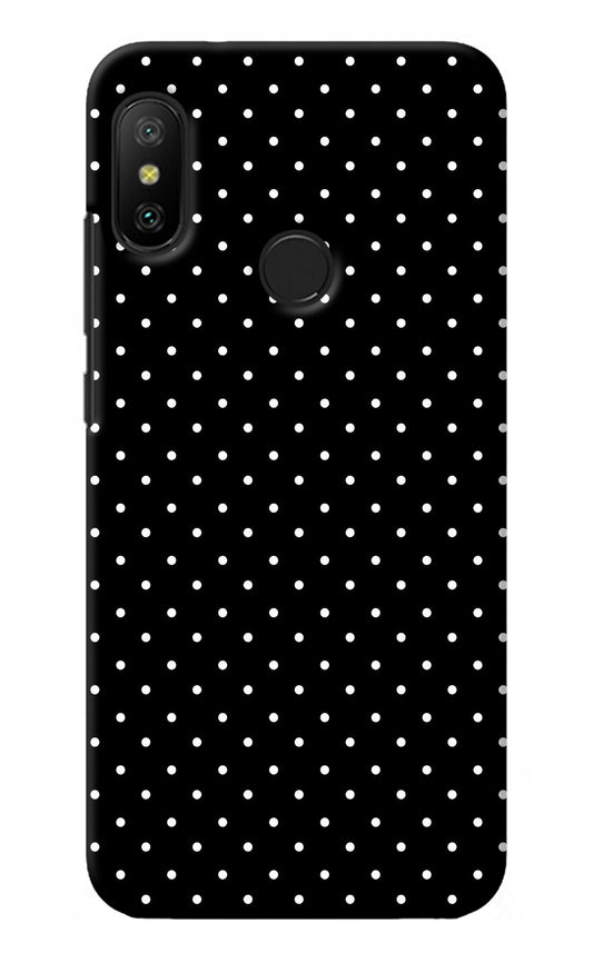White Dots Redmi 6 Pro Back Cover
