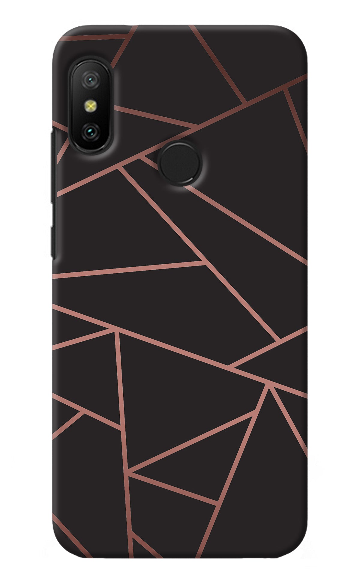 Geometric Pattern Redmi 6 Pro Back Cover