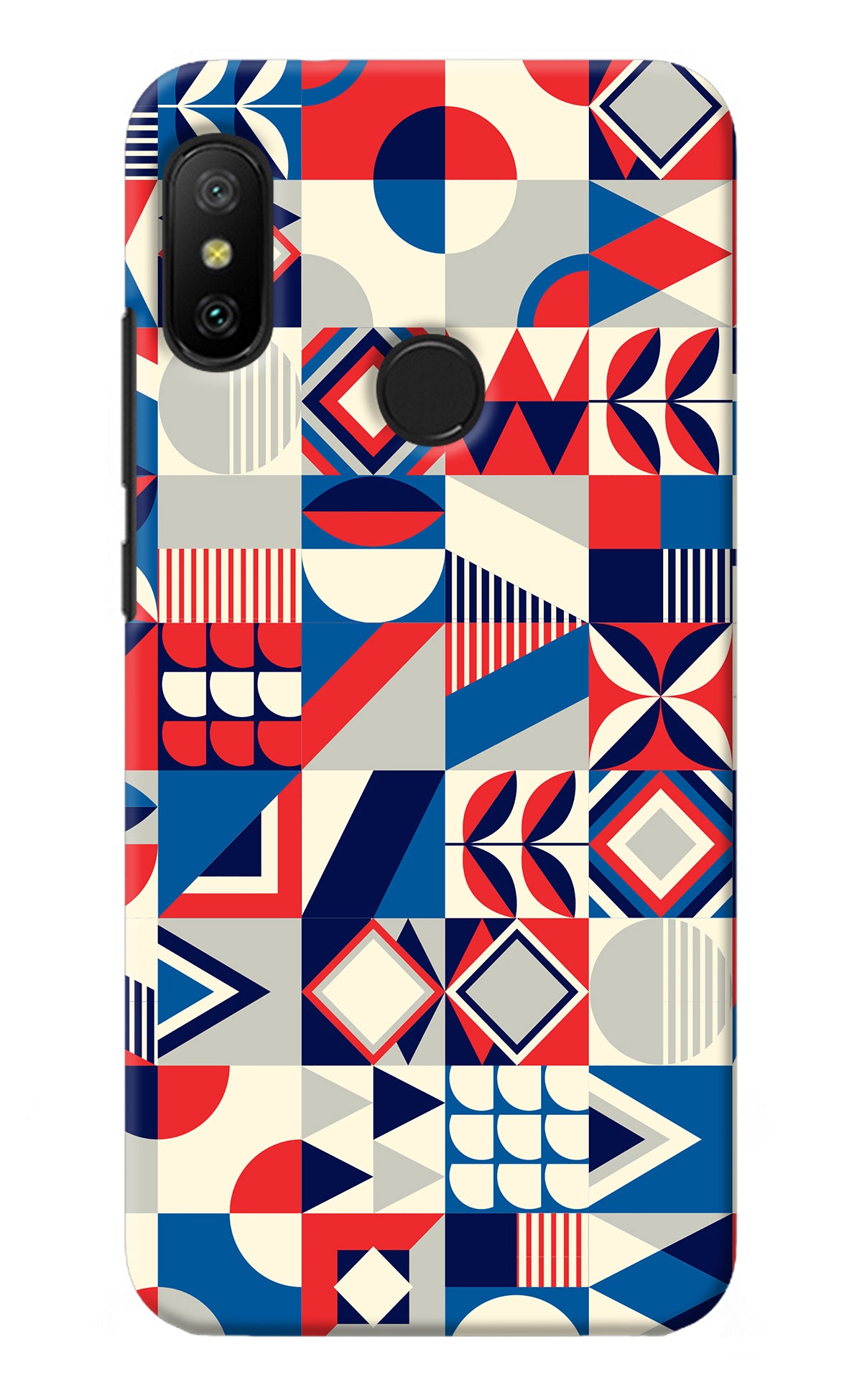 Colorful Pattern Redmi 6 Pro Back Cover