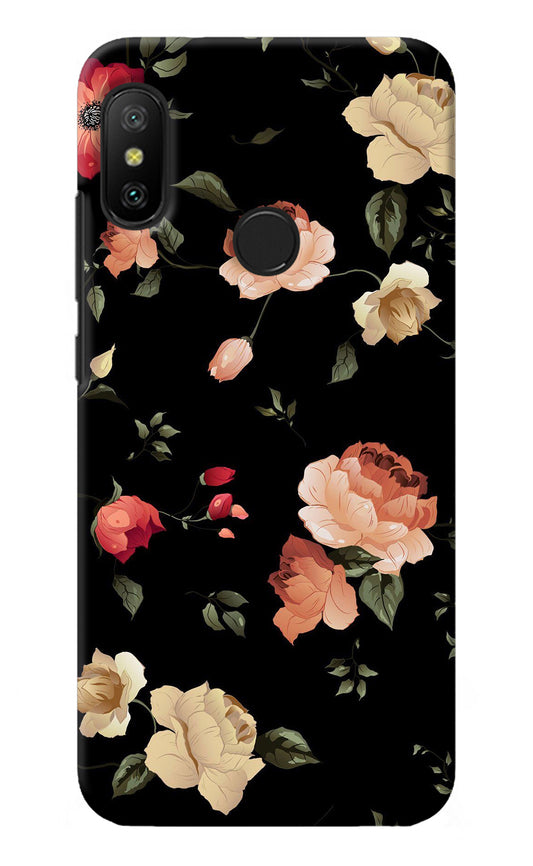 Flowers Redmi 6 Pro Back Cover