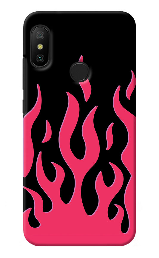 Fire Flames Redmi 6 Pro Back Cover