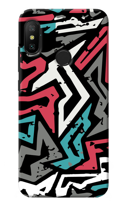 Geometric Graffiti Redmi 6 Pro Back Cover