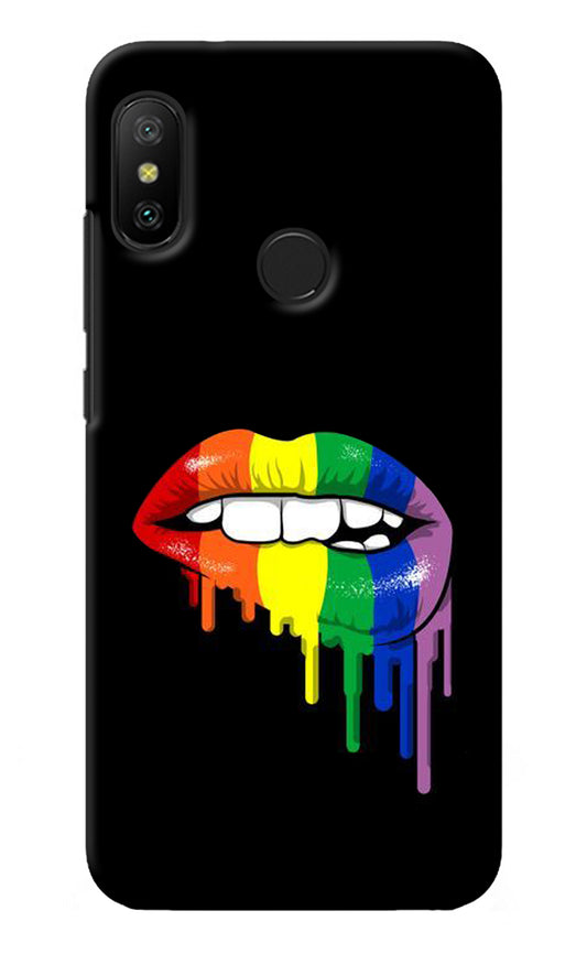 Lips Biting Redmi 6 Pro Back Cover