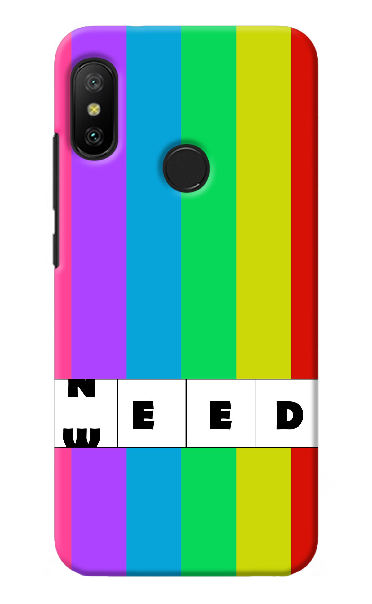 Need Weed Redmi 6 Pro Back Cover