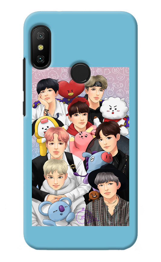 BTS with animals Redmi 6 Pro Back Cover