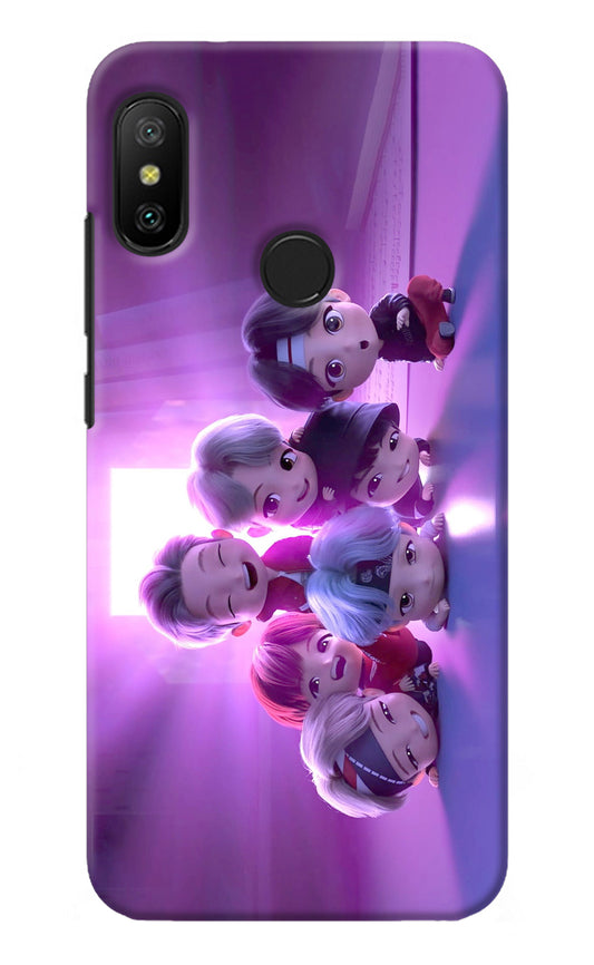 BTS Chibi Redmi 6 Pro Back Cover