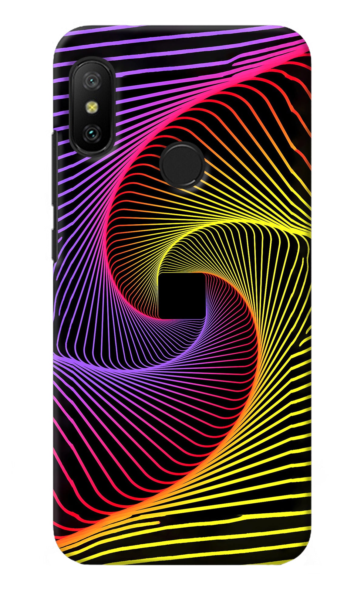 Colorful Strings Redmi 6 Pro Back Cover