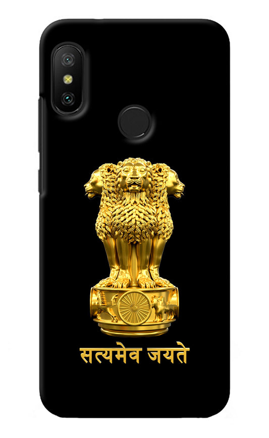 Satyamev Jayate Golden Redmi 6 Pro Back Cover