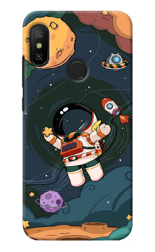 Cartoon Astronaut Redmi 6 Pro Back Cover