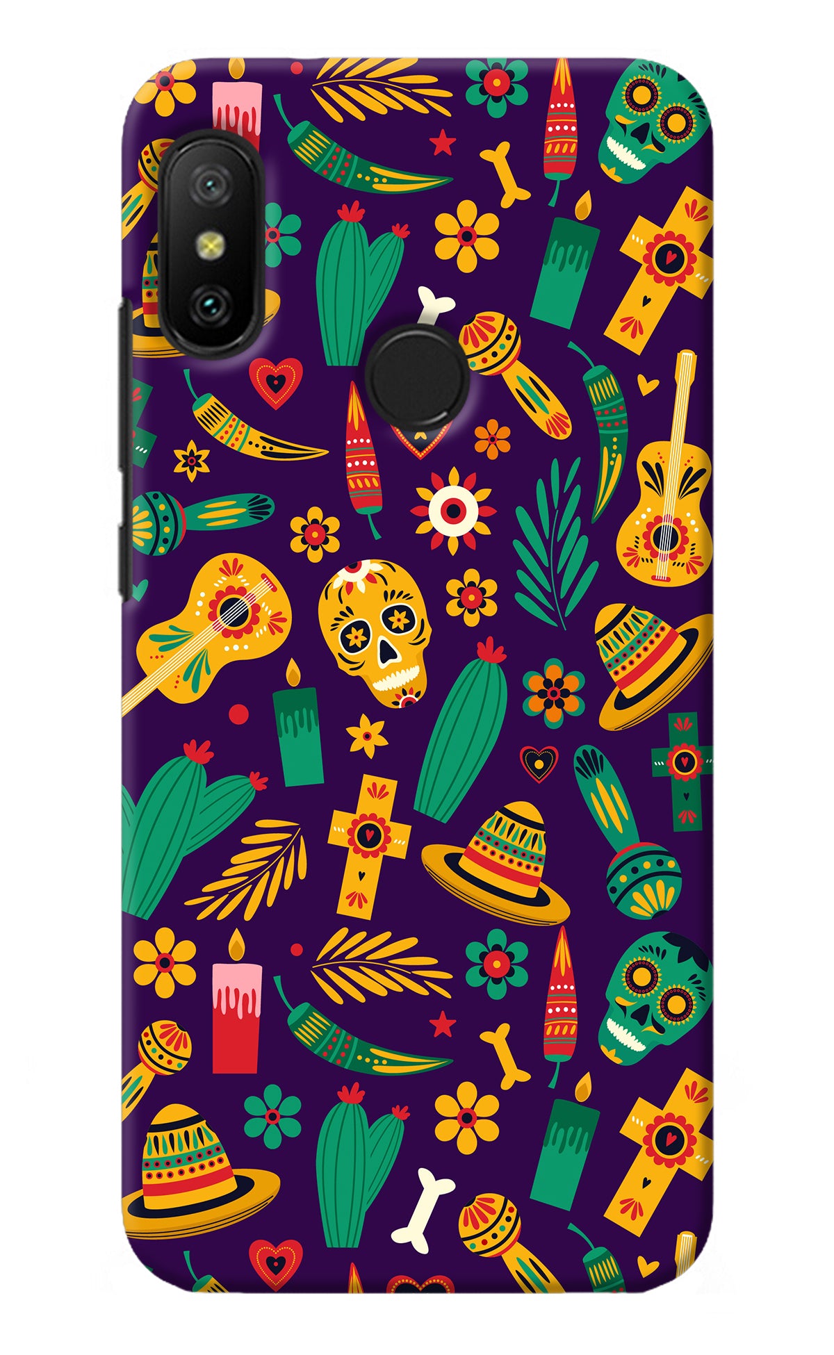 Mexican Artwork Redmi 6 Pro Back Cover