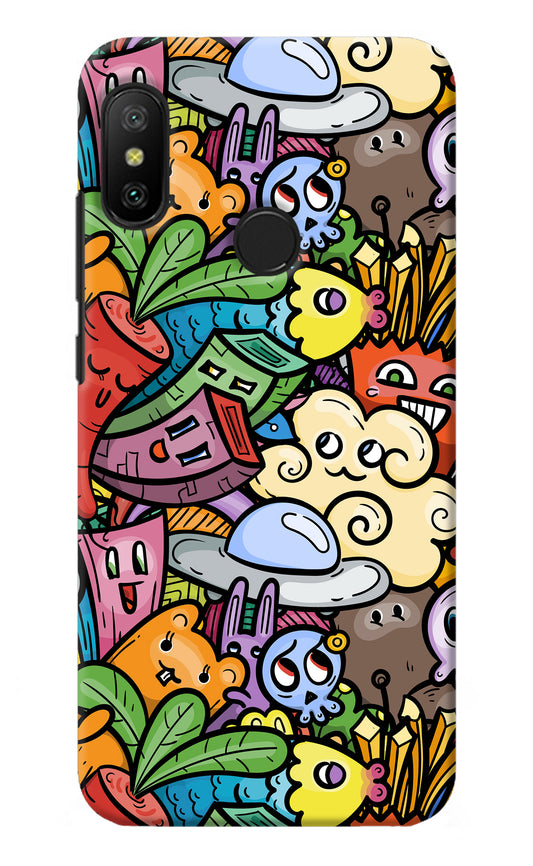 Veggie Doodle Redmi 6 Pro Back Cover