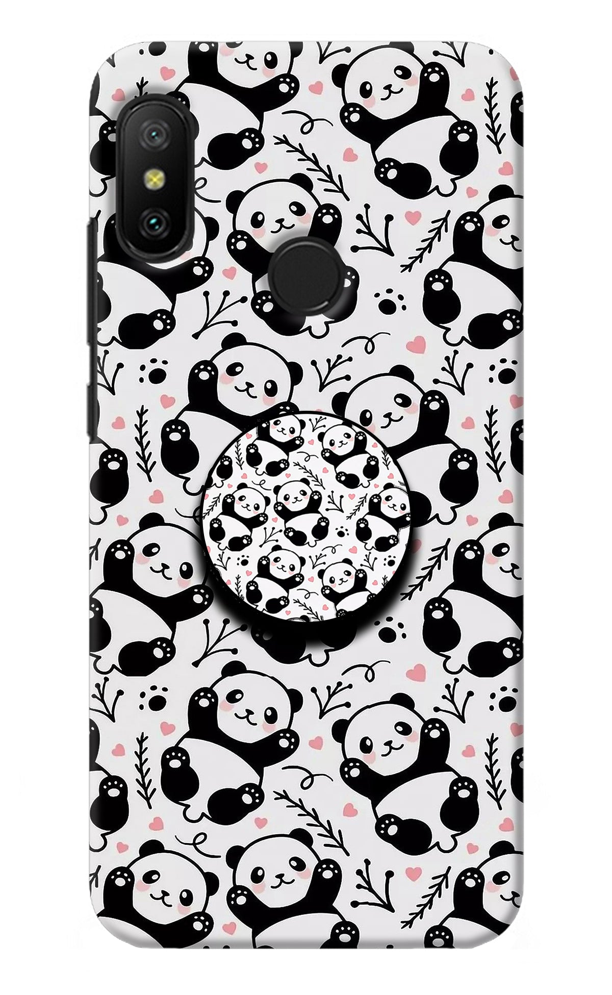 Cute Panda Redmi 6 Pro Pop Case