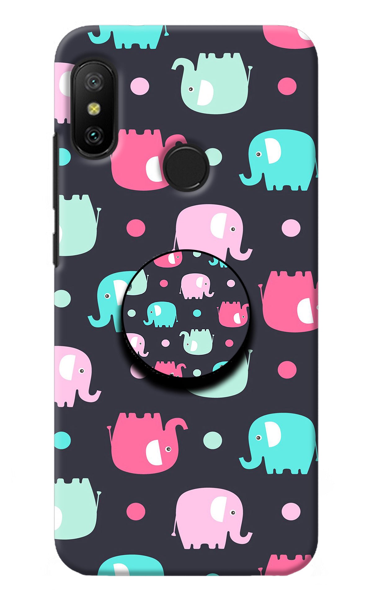 Baby Elephants Redmi 6 Pro Pop Case