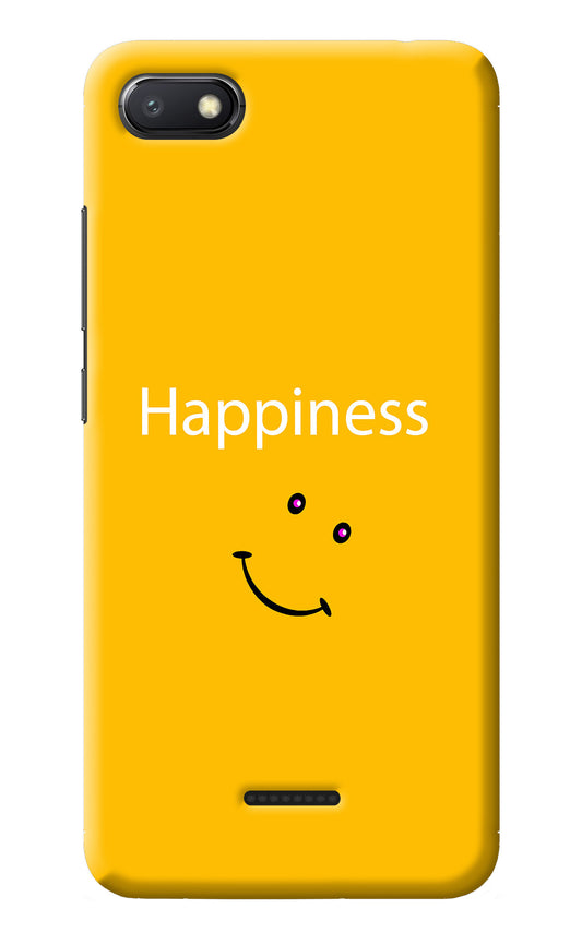 Happiness With Smiley Redmi 6A Back Cover