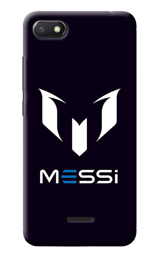 Messi Logo Redmi 6A Back Cover