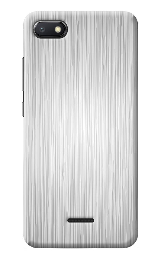 Wooden Grey Texture Redmi 6A Back Cover