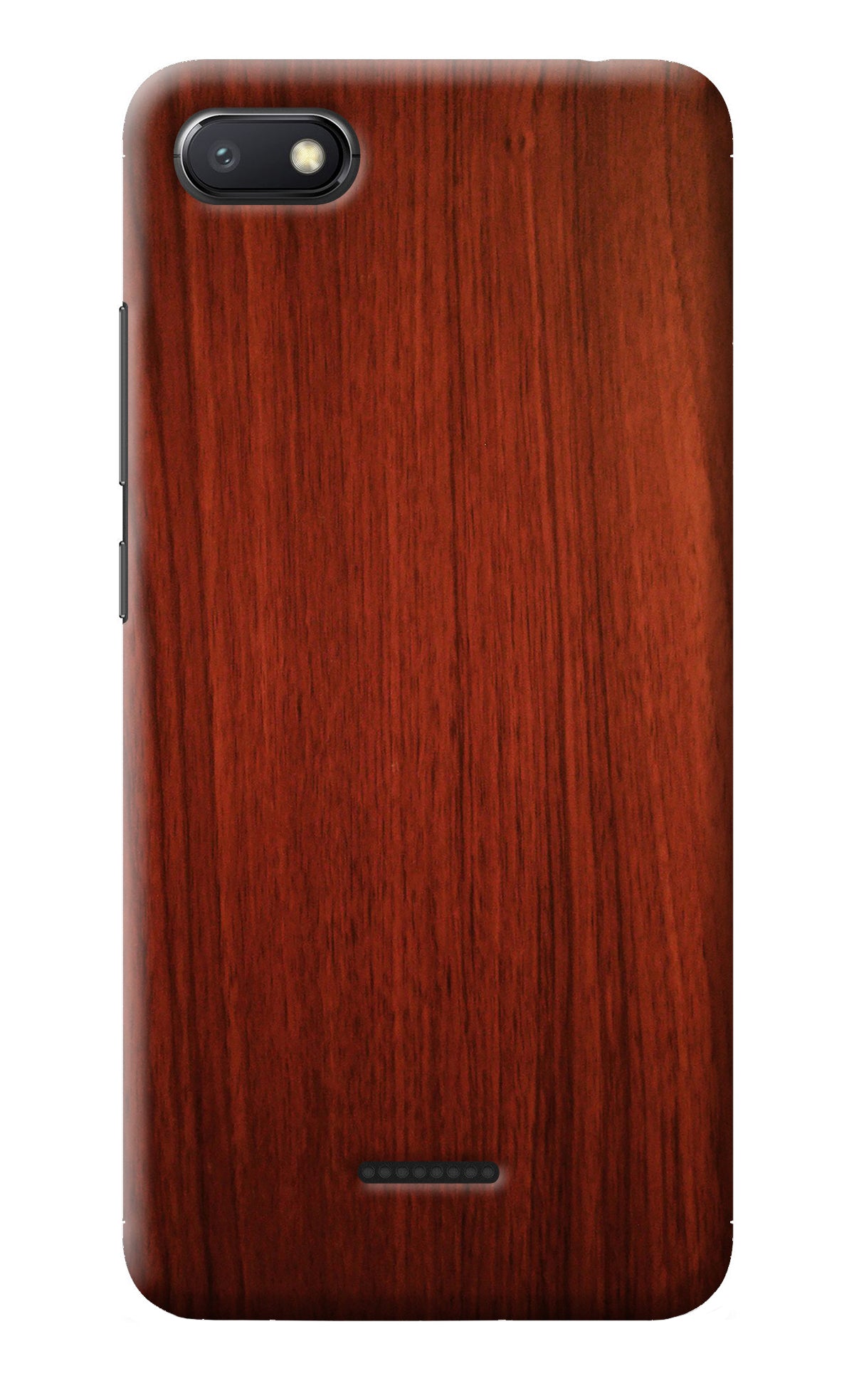 Wooden Plain Pattern Redmi 6A Back Cover