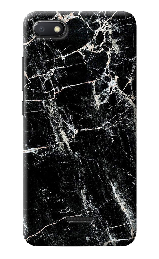Black Marble Texture Redmi 6A Back Cover