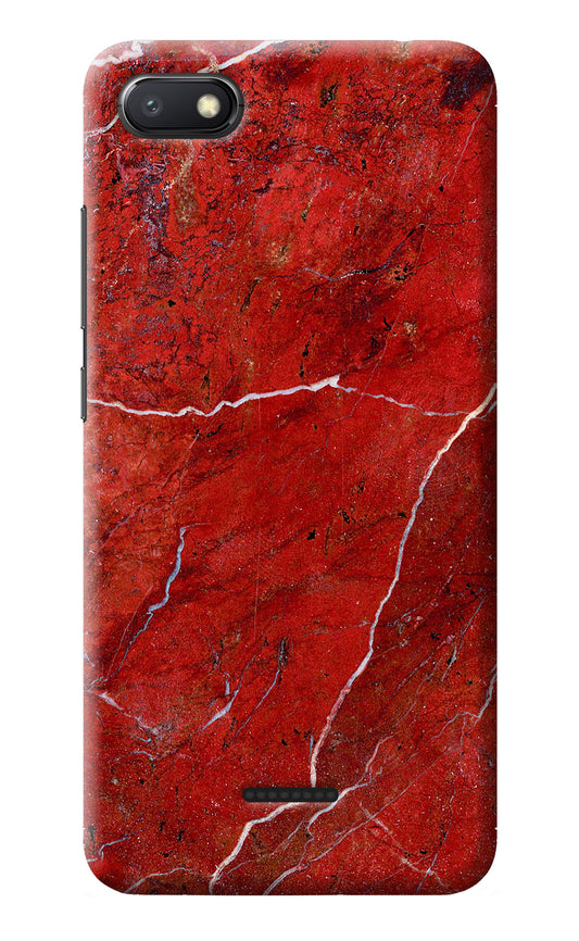 Red Marble Design Redmi 6A Back Cover