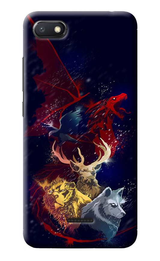 Game Of Thrones Redmi 6A Back Cover