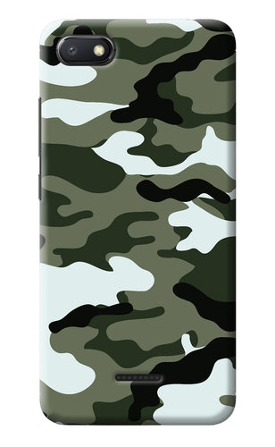 Camouflage Redmi 6A Back Cover
