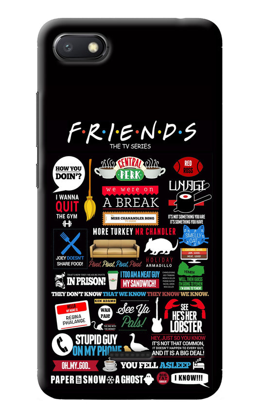 FRIENDS Redmi 6A Back Cover