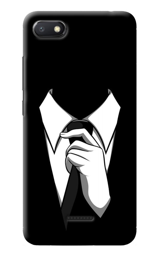 Black Tie Redmi 6A Back Cover