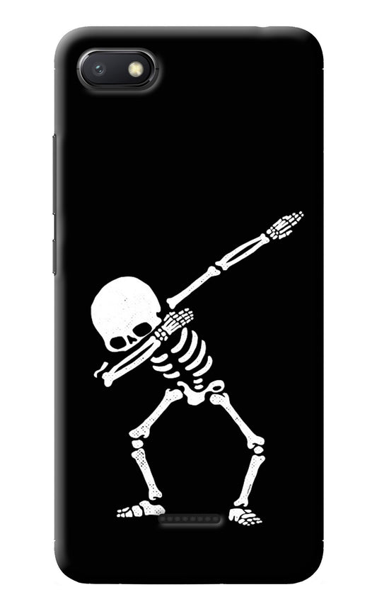Dabbing Skeleton Art Redmi 6A Back Cover