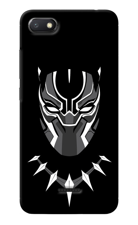 Black Panther Redmi 6A Back Cover